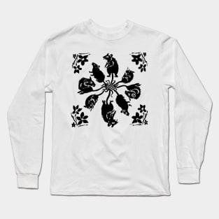 Rat King Silver Screen  black Long Sleeve T-Shirt